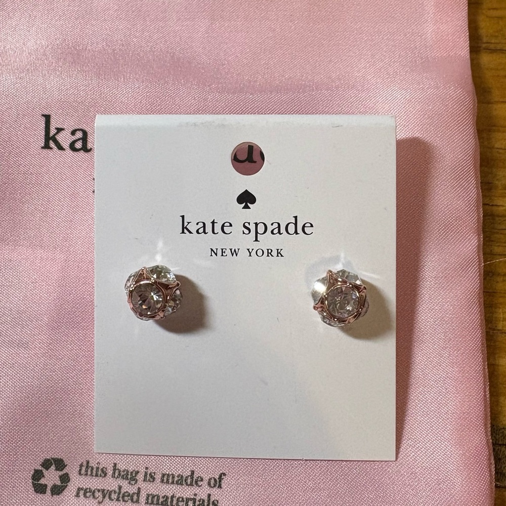 Kate Spade Rose Gold Stud Earrings Lady Marmalade